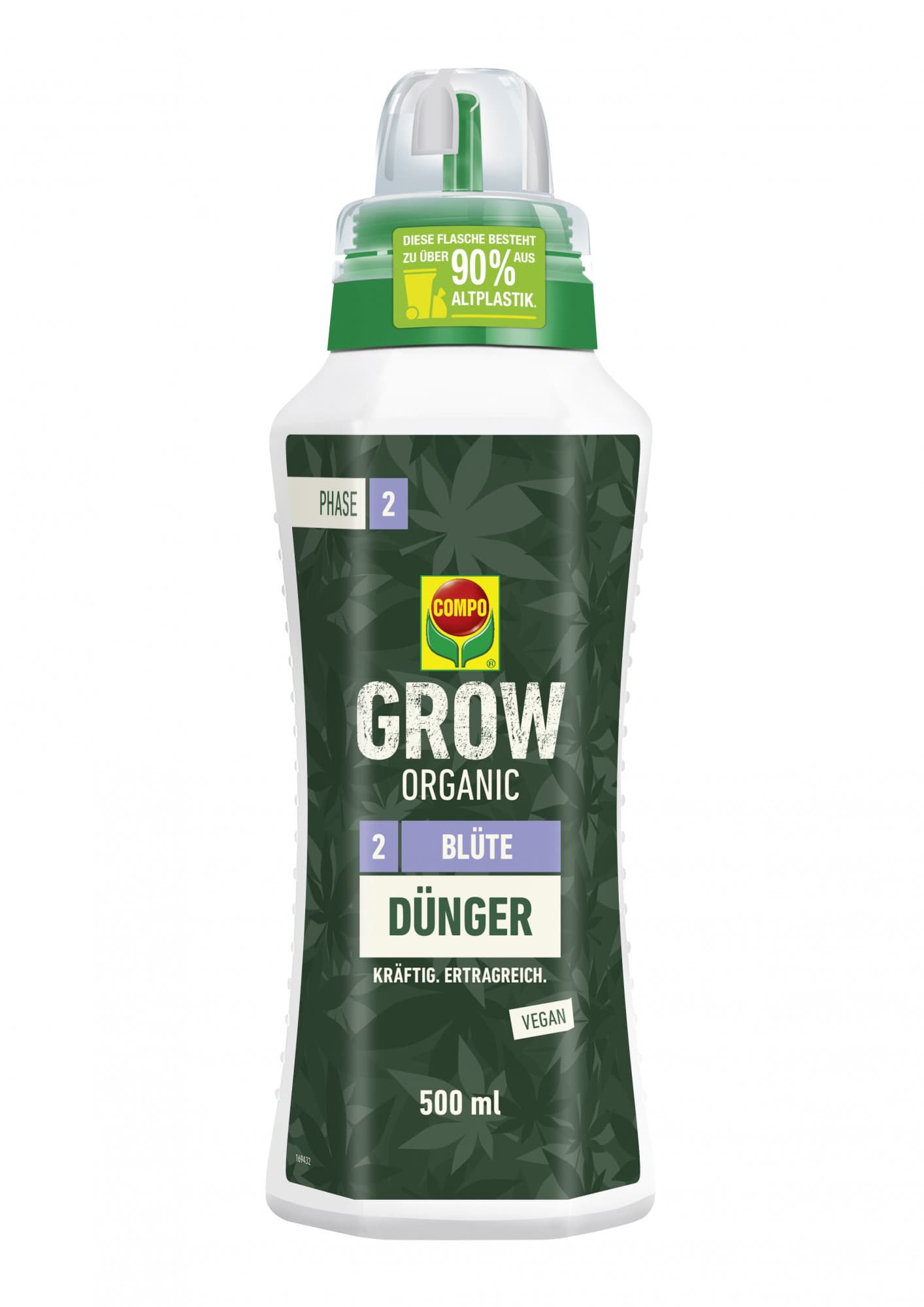 COMPO GROW ORGANIC Blütendünger Phase 2, 500 ml