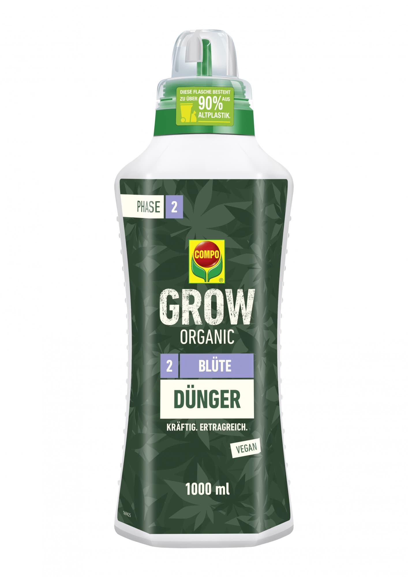 COMPO GROW ORGANIC Blütedünger Phase 2, 1 L