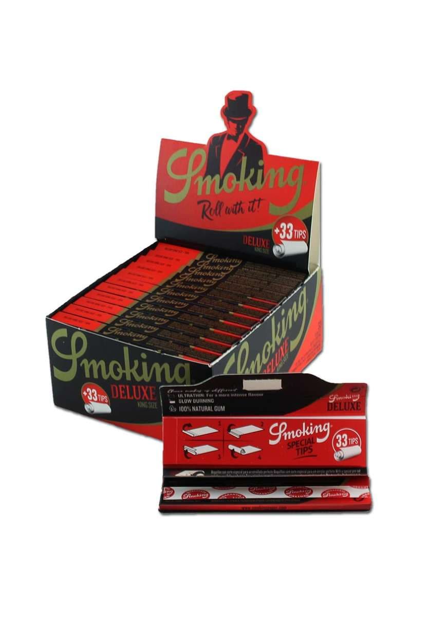 Smoking Deluxe Papers KSS mit Tips, VE á 24 Stück