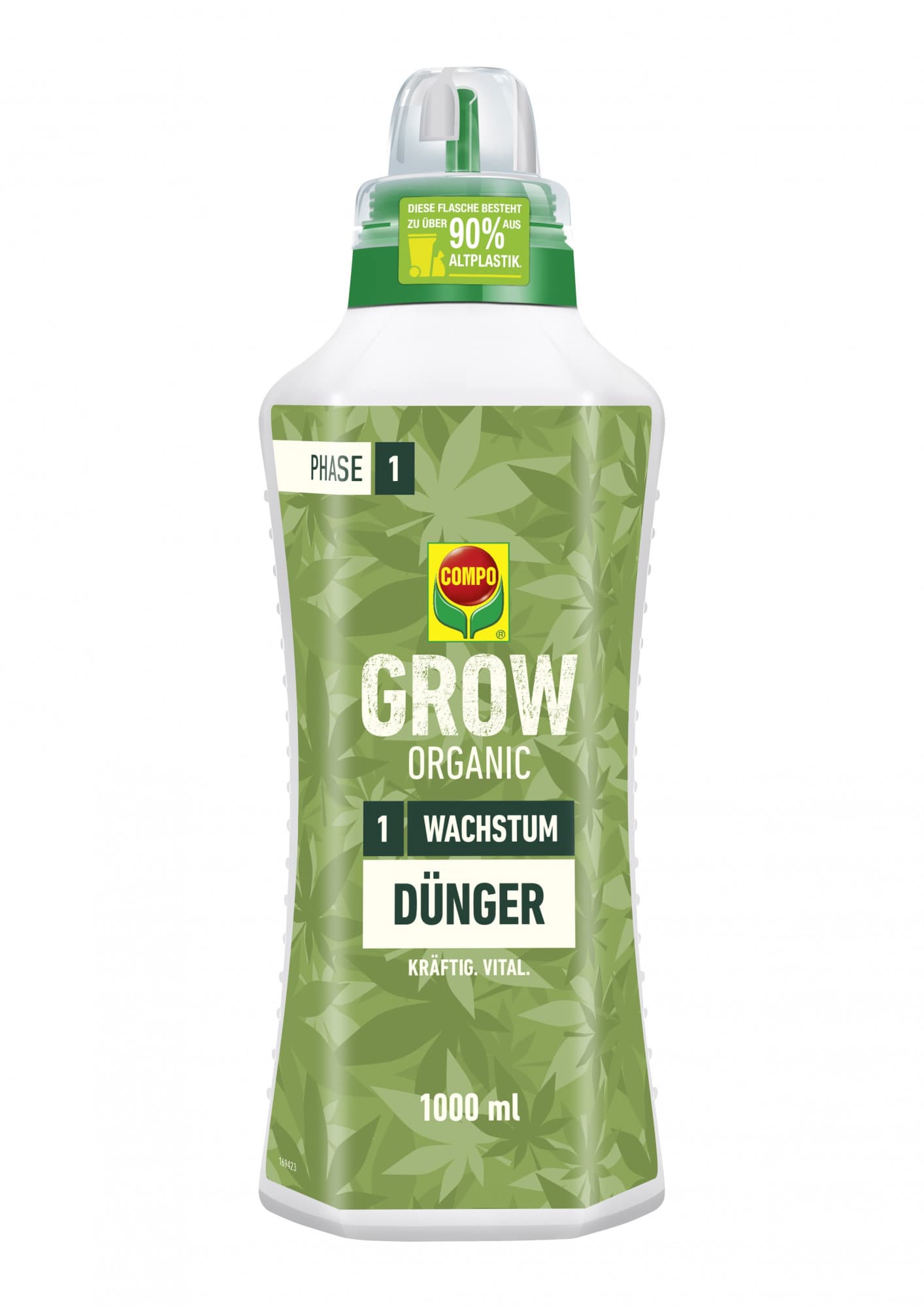 COMPO GROW ORGANIC Wachstumsdünger Phase 1, 1 L