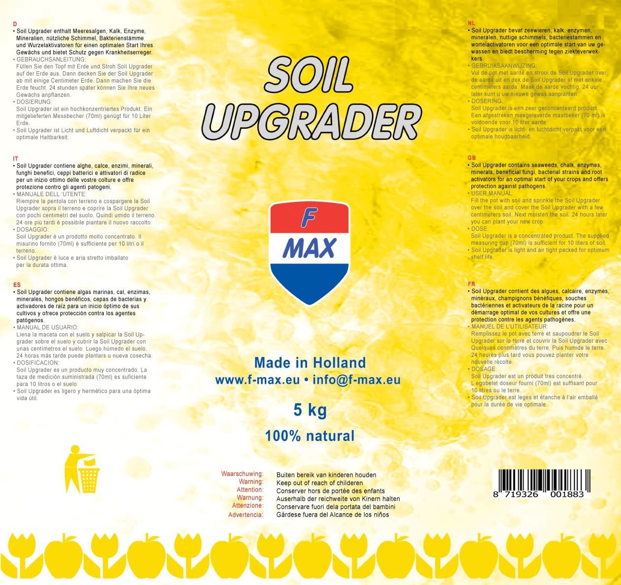 F-MAX Soil Upgrader, 5kg