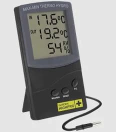 Thermo Hygrometer GHP MIN - MAX mit Außenfühler