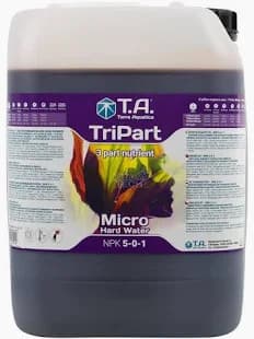 GHE FloraMicro / T.A. TriPart Micro, 10L. (Hardwater)