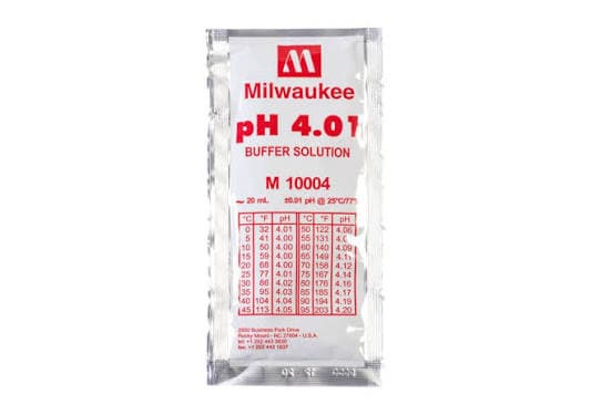Milwaukee pH 4.01 Eichflüssigkeit 20 ml./ 25 Stk.