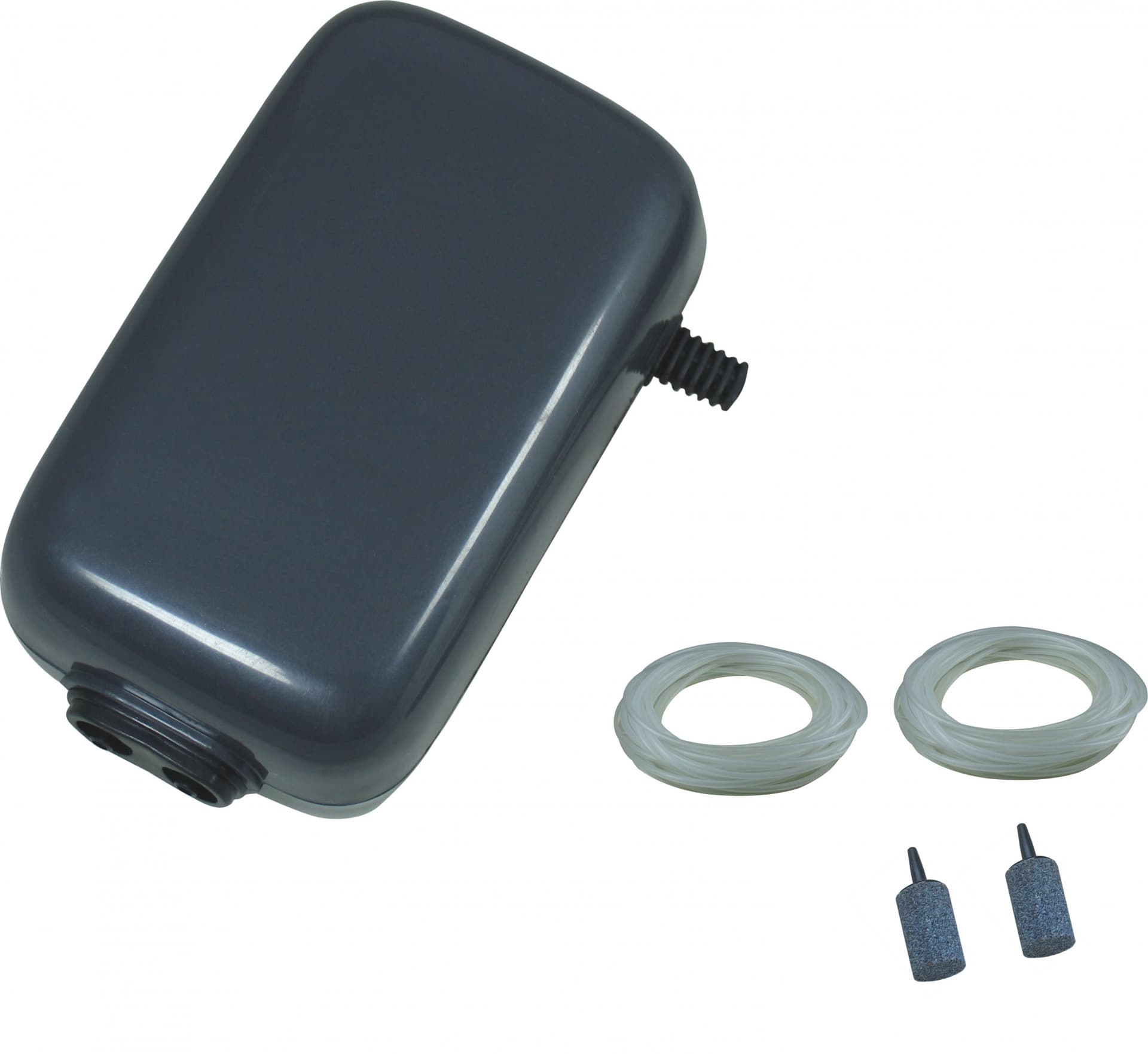 Luftmembranpumpe 270 L./ h. inkl. Schlauch u. Stein