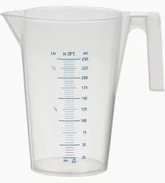 Messbecher 250 ml.