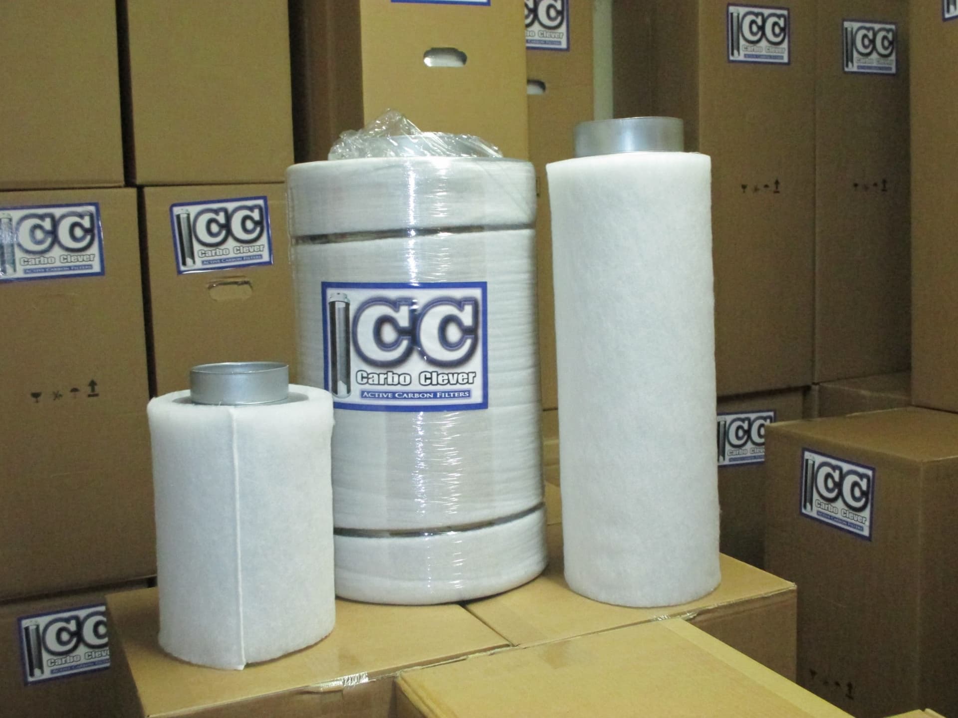 CarboClever "CC" Filter 200m³/ h. - 100 mm Flansch