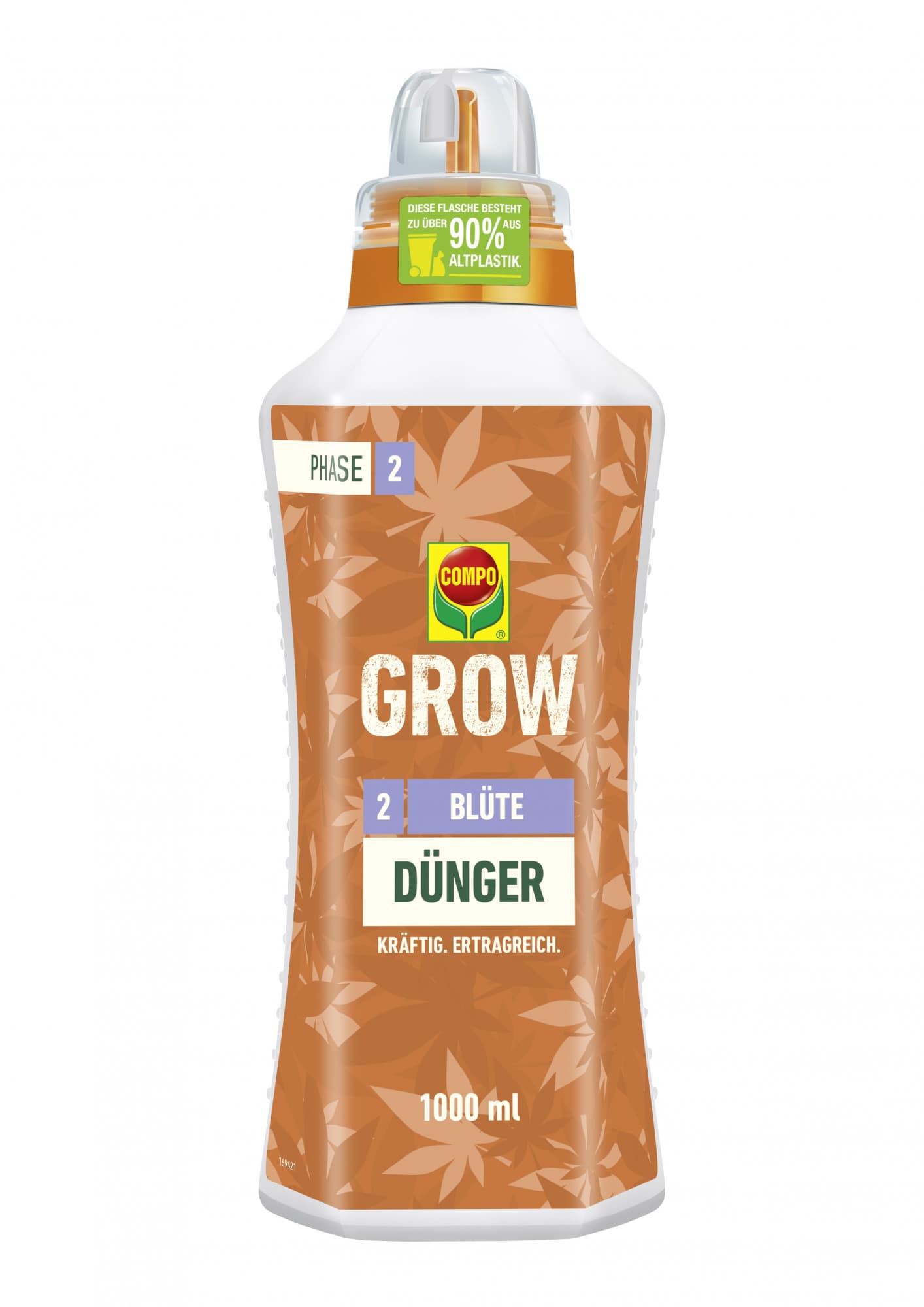 COMPO GROW Blütedünger Phase 2, 1 L