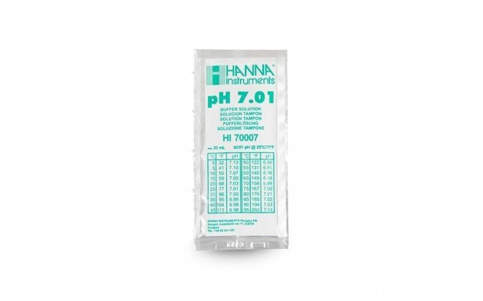 Milwaukee pH 7.01 Eichflüssigkeit 20 ml./ 25 Stk.