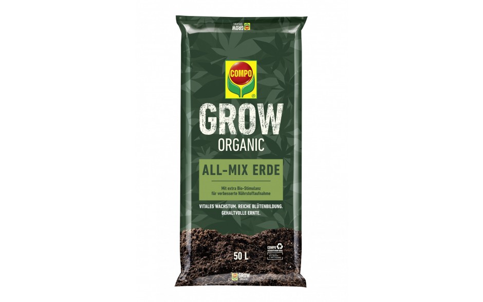 COMPO GROW ORGANIC  All mix, 50 L, Palette à 45 Sack